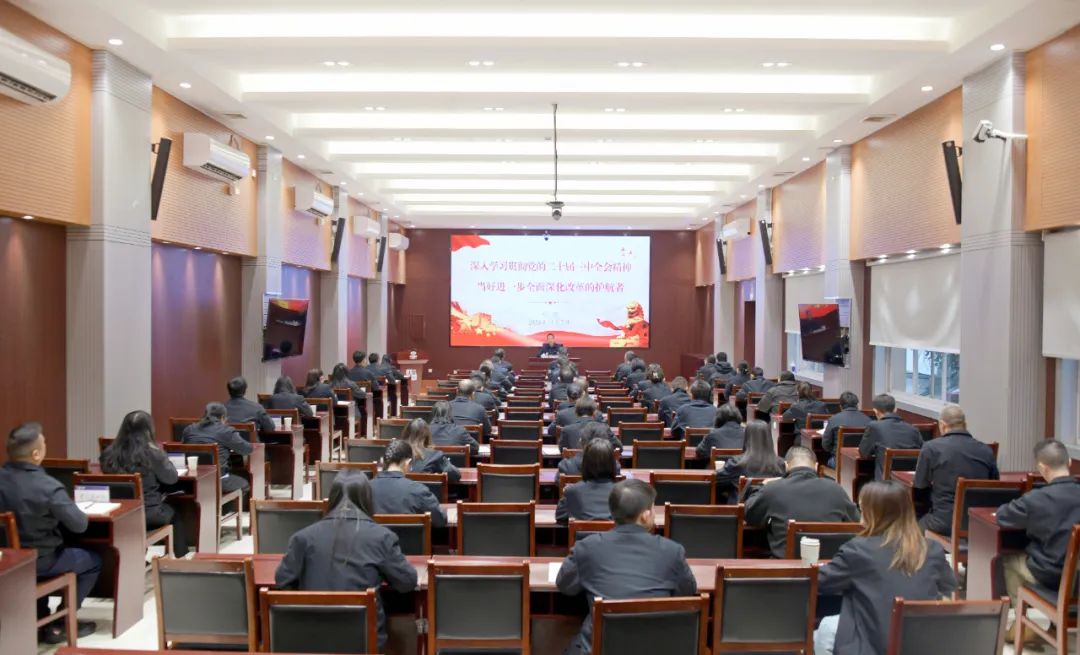 张鹏宣讲党的二十届三中全会精神